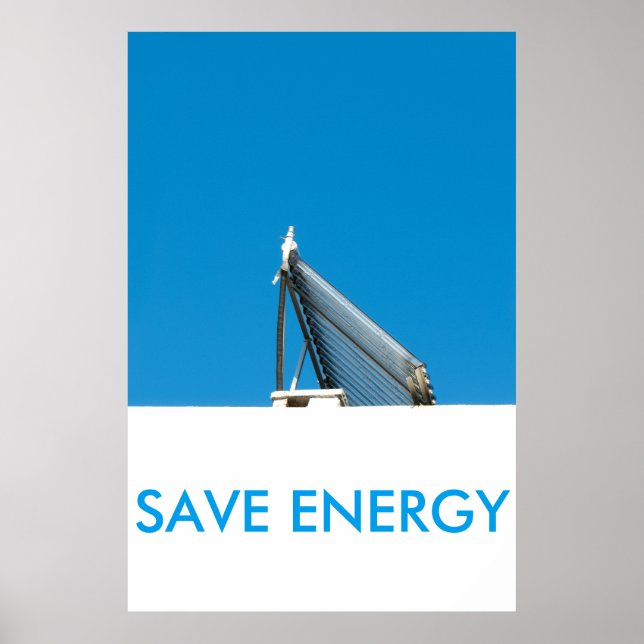 Solarzellenanlage Poster (Vorne)