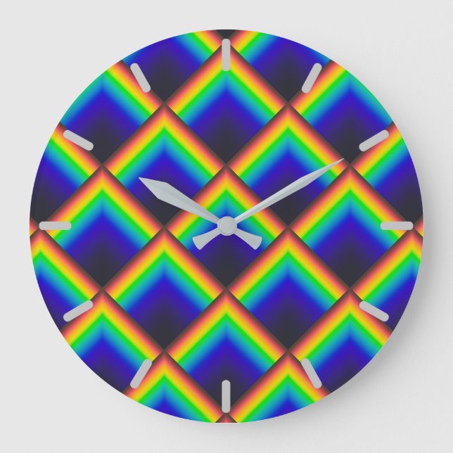 Solarzellenspektrum Große Wanduhr (Vorderseite)