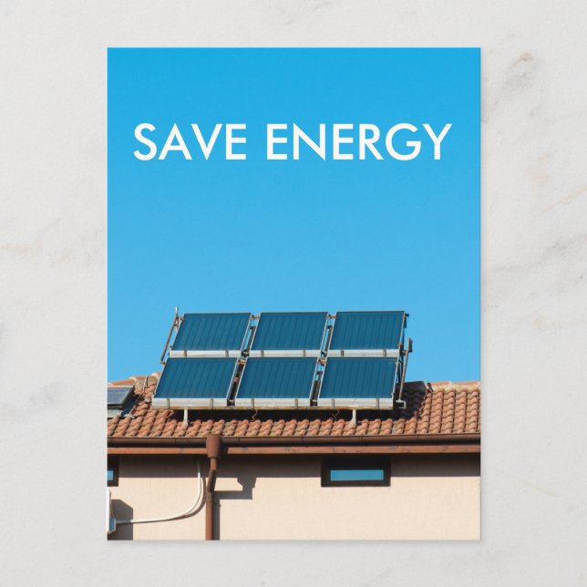 Solarzellensystem Postkarte (Vorderseite)