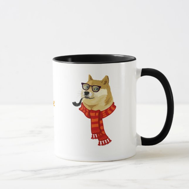 Solcher HipsterDoge Tasse (Rechts)