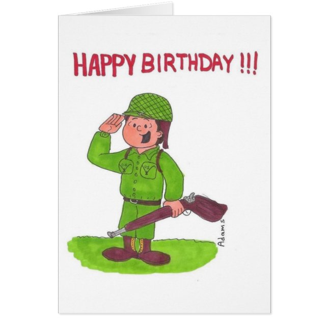 SOLDAT-BEGRÜSSUNG (Vorne)