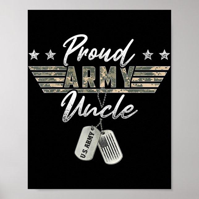Soldat der amerikanischen Armee Poster (Vorne)