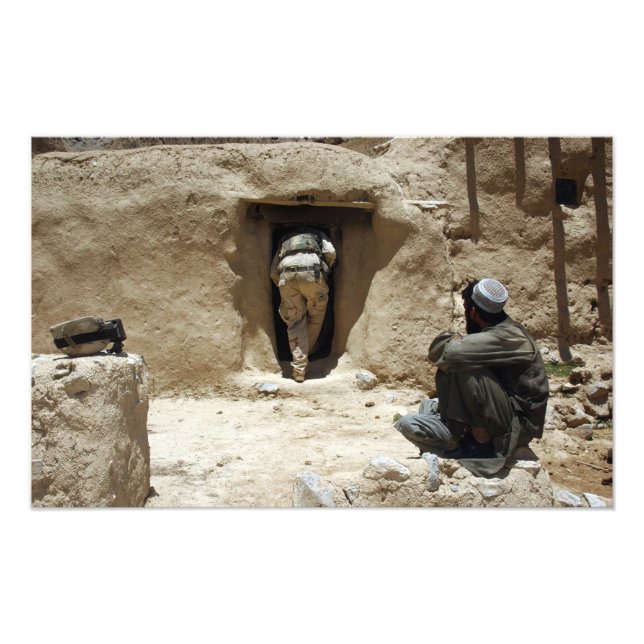 Soldat der Nationalgarde Fotodruck (Vorne)