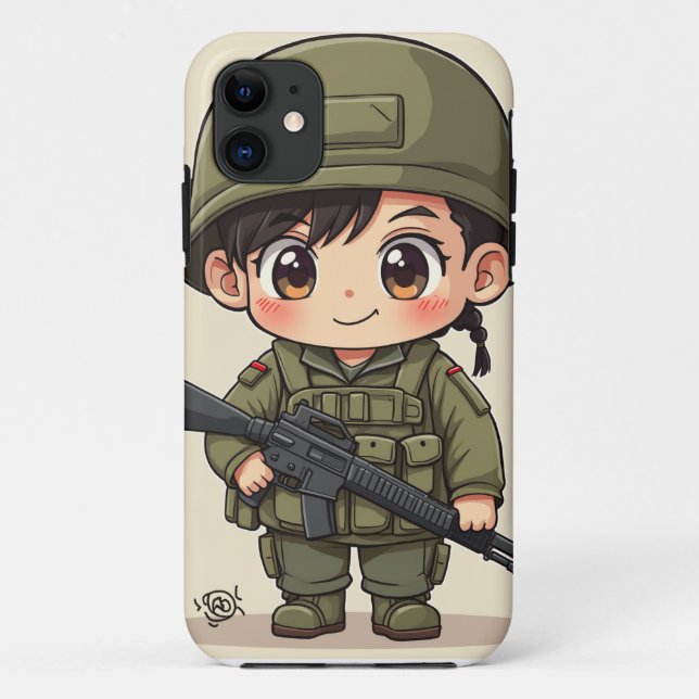 Soldat Der Soldat wurde scharf geäußert. Case-Mate iPhone Hülle (Rückseite)