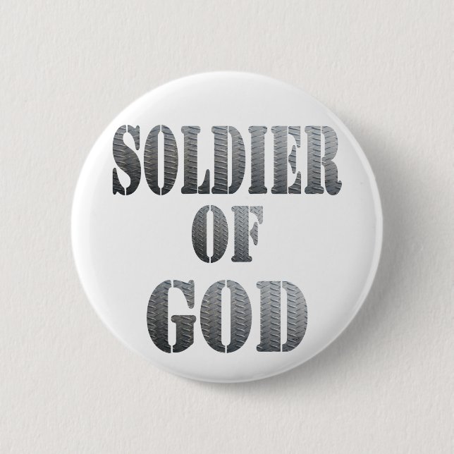 Soldat des Gottes 5 Métal Button (Vorderseite)
