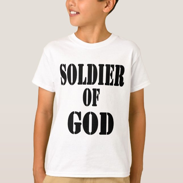 Soldat des Gottes 5 Noir T-Shirt (Vorderseite)