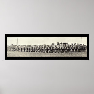 Soldat-Foto 1916 Powells WY Poster