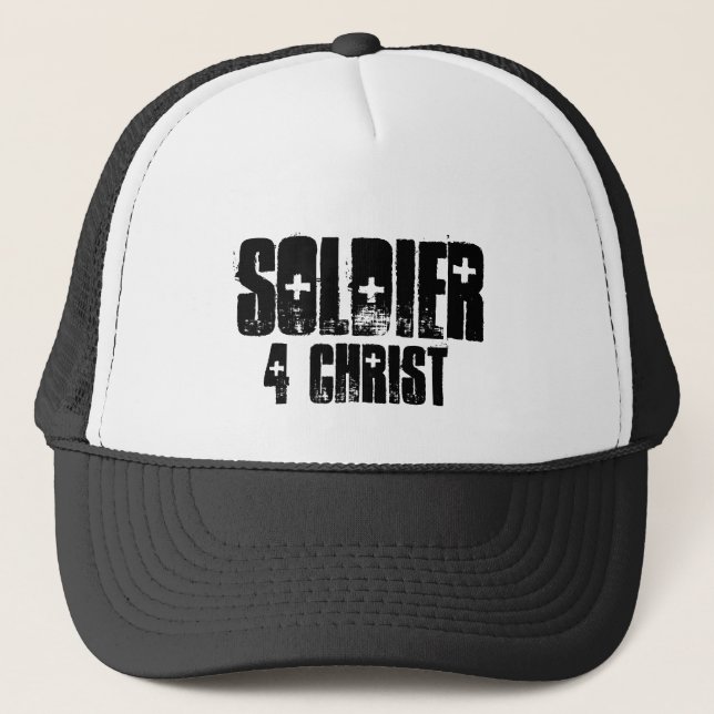 Soldat für Christus Truckerkappe (Vorderseite)