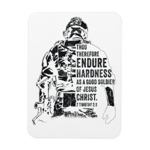 Soldat Jesu Christi - Christliche Glaubensarmee Magnet
