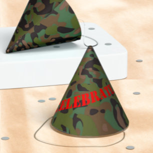 Soldat Joe GI Tarnungsmuster  Partyhütchen