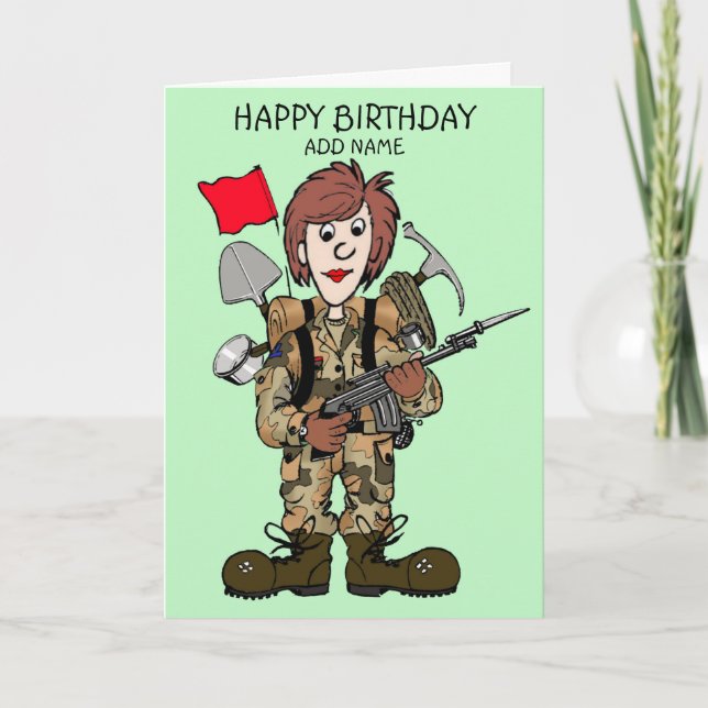 Soldat Karte (Vorderseite)