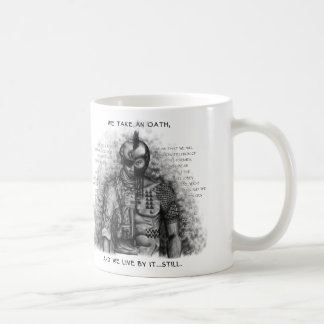 Soldat-Krieger - Eid fertigen Hintergrund-Farbe Tasse
