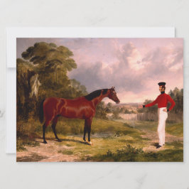 Soldat mit Offizierspferd Karte