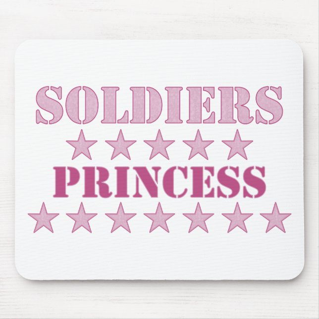 Soldat-Prinzessin Mousepad (Vorne)
