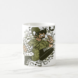 Soldat Running Kaffeetasse