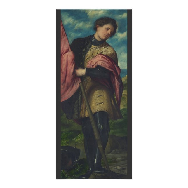 Soldat Saint Alexander von Rom Werbekarte (Vorne)