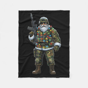 Soldat Santa-Tarnung Weihnachten Militär Jäger Fleecedecke