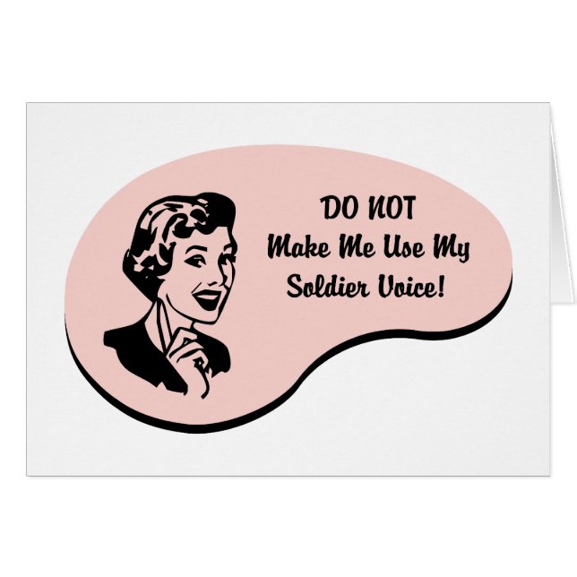 Soldat-Stimme (Vorderseite (Horizontal))