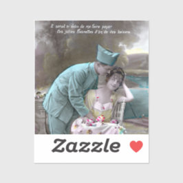 Soldat und Lover Aufkleber