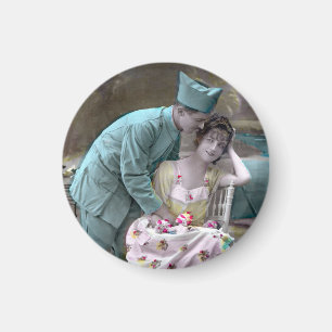 Soldat und Lover Magnet