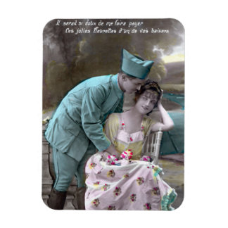 Soldat und Lover Magnet
