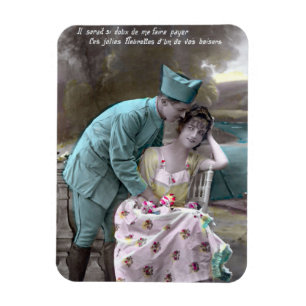 Soldat und Lover Magnet