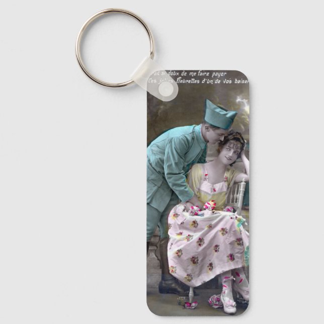 Soldat und Lover Schlüsselanhänger (Vorderseite)