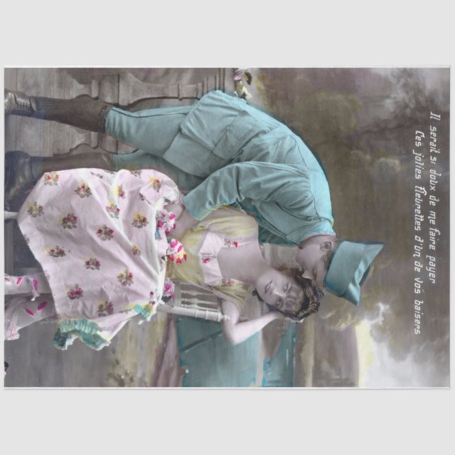 Soldat und Lover Seidenpapier (Vorderseite)