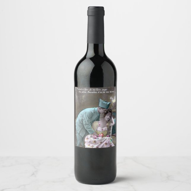 Soldat und Lover Weinetikett (Vorderseite)