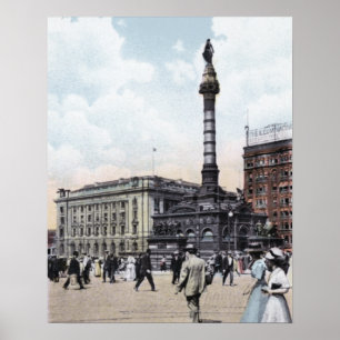 Soldat-und Seemann-Monument Clevelands Ohio Poster