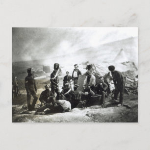 Soldaten auf der Krim, c.1855 Postkarte