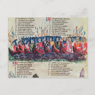 Soldaten auf ihren Schiffen Postkarte