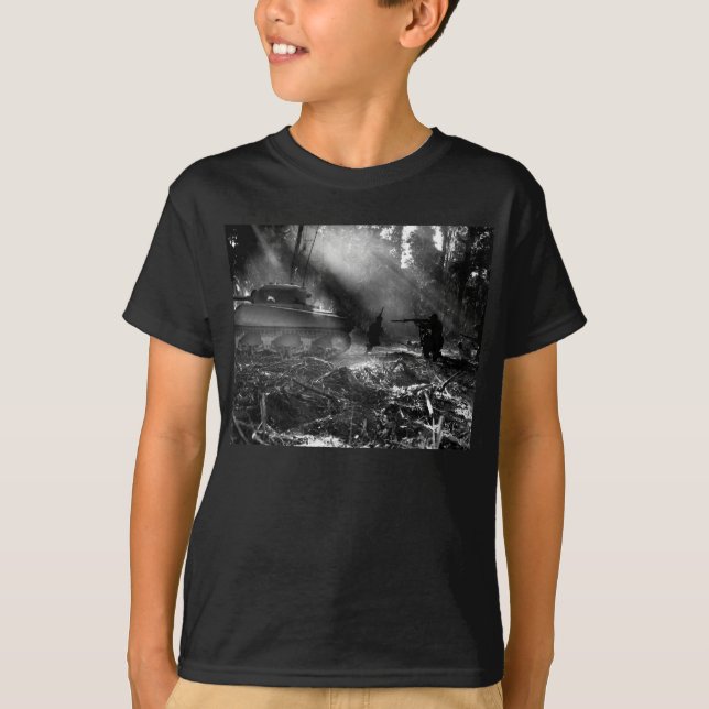 Soldaten bei Bougainville (die Salomonen) 1944 T-Shirt (Vorderseite)