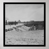 Soldaten bei Fort Walker in Hilton Head, SC 1861