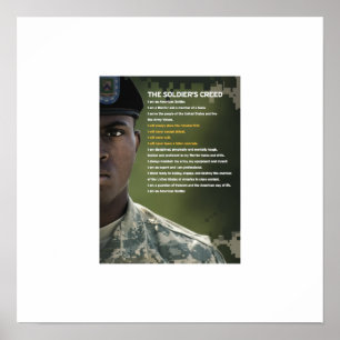 Soldaten Creed Poster 23x23