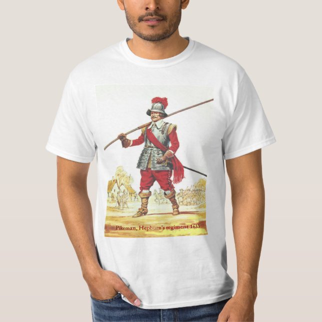 Soldaten der Königin, Pikeman Hepburns Regiment T-Shirt (Vorderseite)