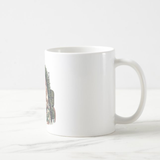 Soldaten der Pferdearmee Kaffeetasse (Rechts)