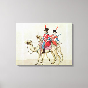 Soldaten des Dromedary-Regiments, 1839 Leinwanddruck