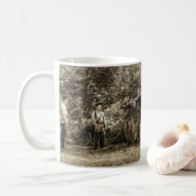 Soldaten des zivilen Krieges Kaffeetasse (Mit Donut)