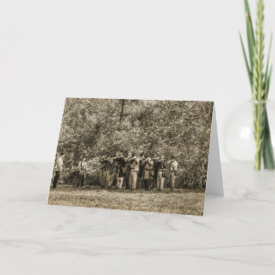 Soldaten des zivilen Krieges Karte