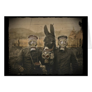 Soldaten, Donkey und Gasmasken