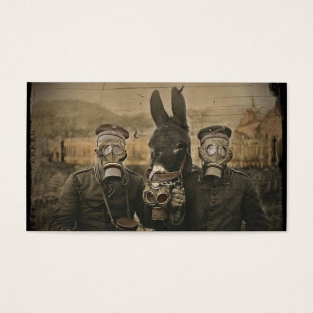 Soldaten, Donkey und Gasmasken (Vorderseite)