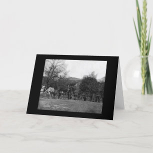 Soldaten durch das Appomattox Gerichtsgebäude 1865 Karte