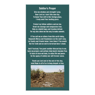 Soldaten-Gebetsplakat Poster