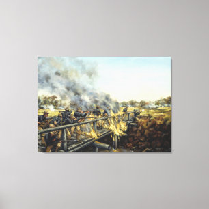 Soldaten in der Sonne von Donna Neary Print Leinwanddruck