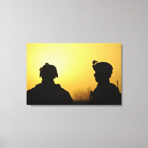 Soldaten Leinwanddruck