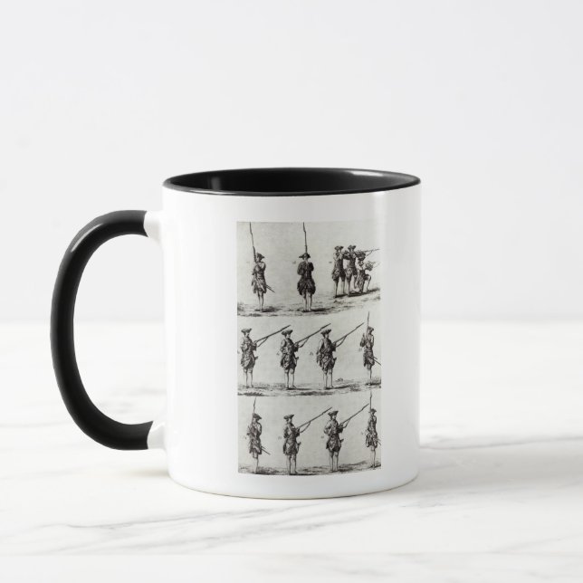 Soldaten mit Bajonetten Tasse (Links)
