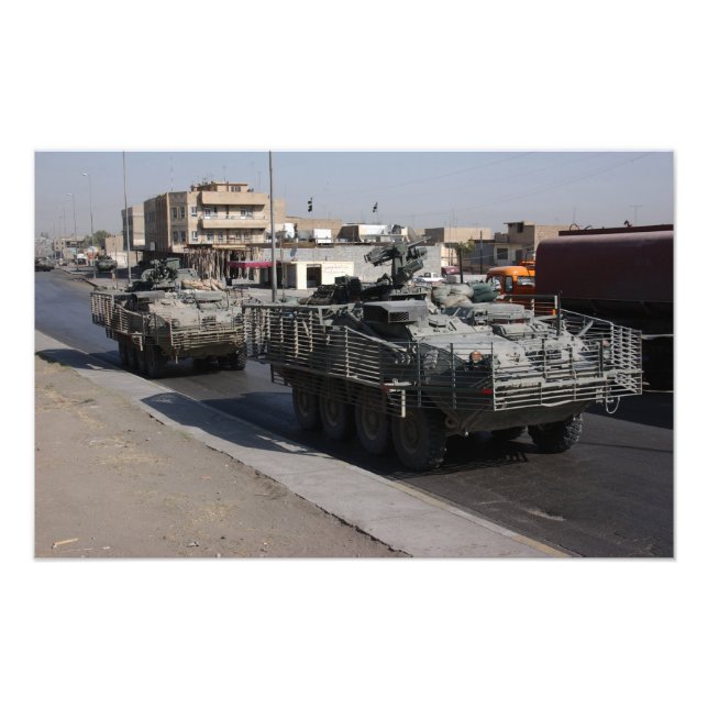 Soldaten patrouillieren fotodruck (Vorne)