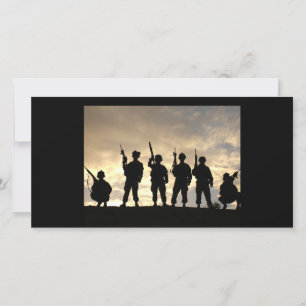 Soldaten-Silhouetten