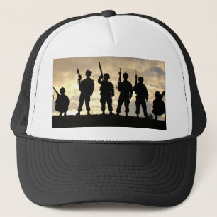 Soldaten-Silhouetten Truckerkappe